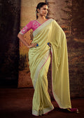 DAFFODIL WOVEN DESIGNER SILK SAREE