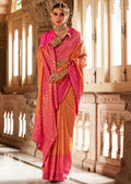 Mustard Yellow Zari Woven Royal Kanjivaram Silk Saree
