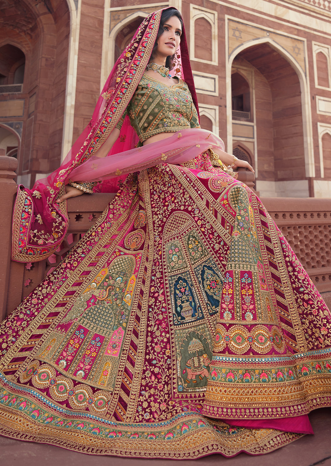 Designer bridal lehenga Clearance