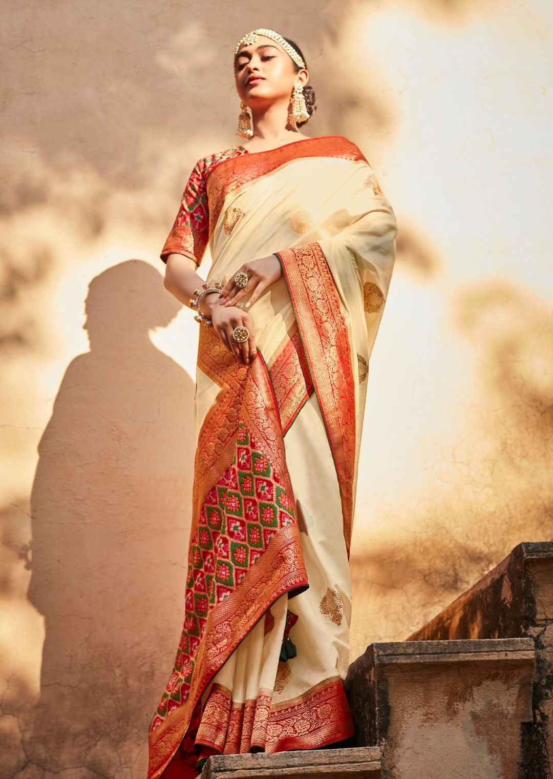Barkha Singh latest sarees - Sareeing.com