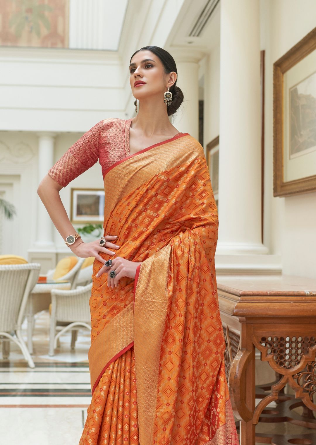 45 Latest Plain saree with Designer Blouse Ideas || Glam up your Plain saree  looks | Saree blouse designs latest, Silk saree blouse designs, Designer saree  blouse patterns