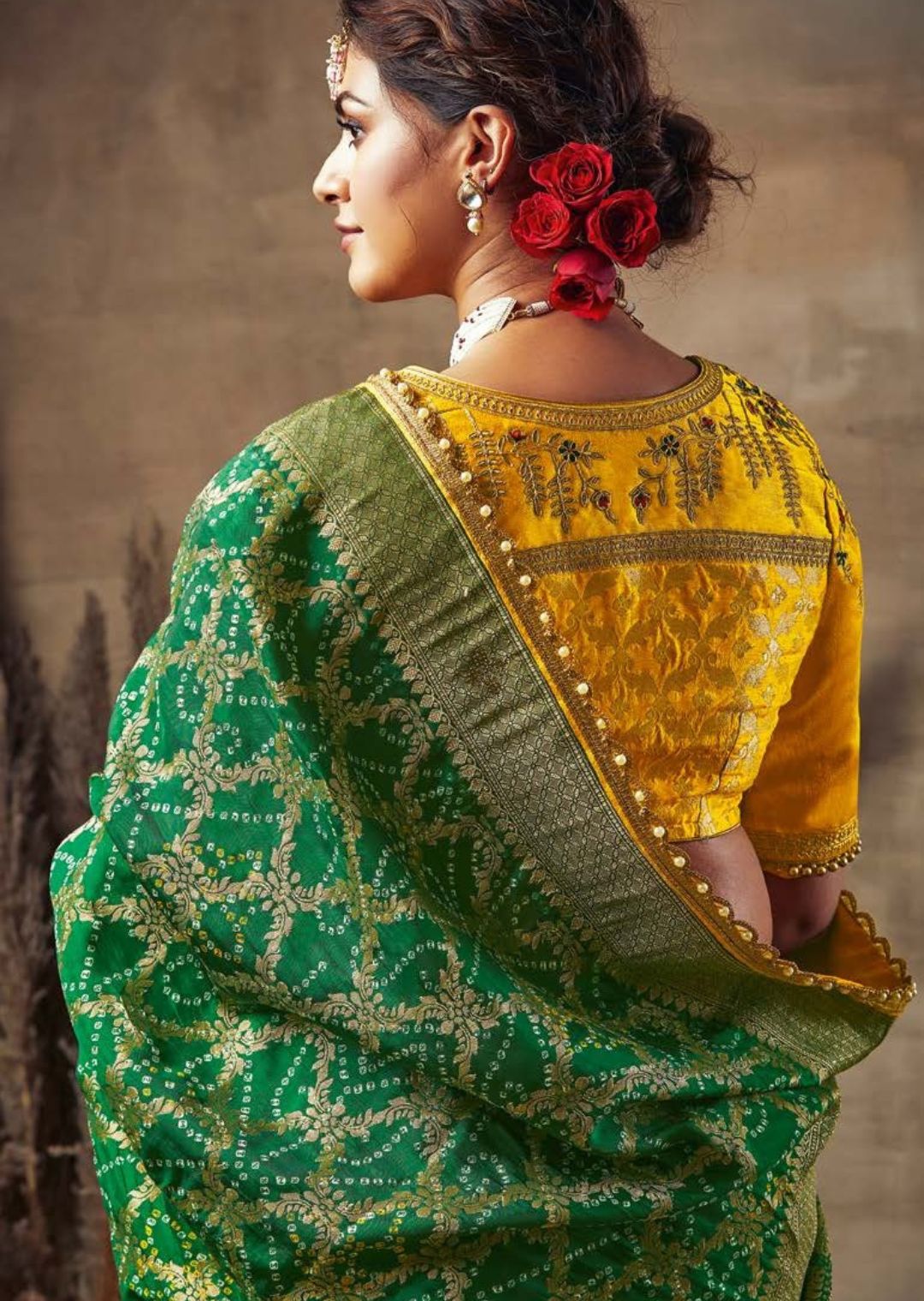 best shops for bandhani sarees in Jaipur