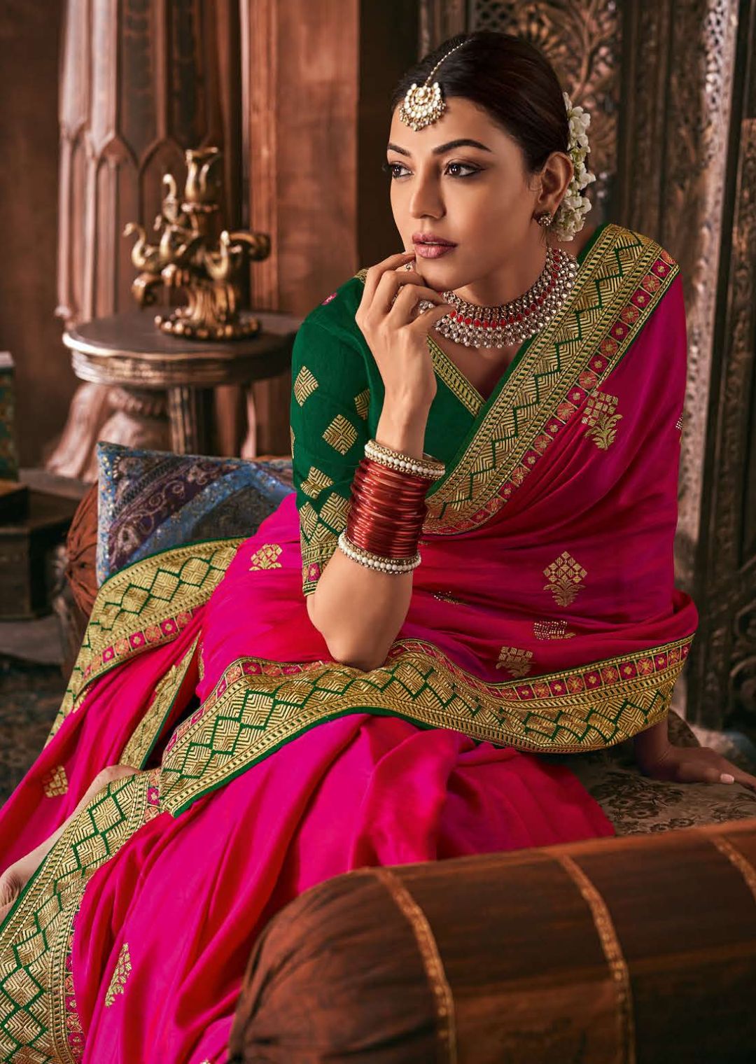 Fancy best sale saree jewellery
