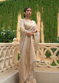 Light Mushroom Gray Zari Woven Pure Handloom Linen Saree